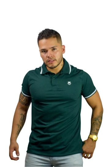 Camiseta Polo para Hombre J2 verde pino 3 Camiseta Polo para Hombre J2 verde pino