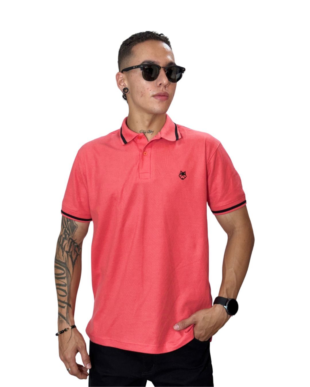 Camiseta Polo coral para Hombre j2